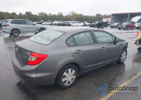 2012 Honda Civic Lx from USA, damaged, VIN 19XFB2F59CE330668